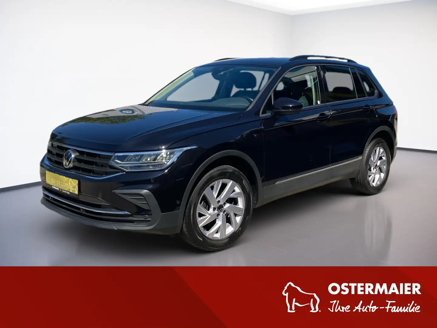 Volkswagen Tiguan LIFE 2.0TDI 150PS 4Mo DSG LED.AHK.ACC.NAVI.SHZG Schwarz - 1