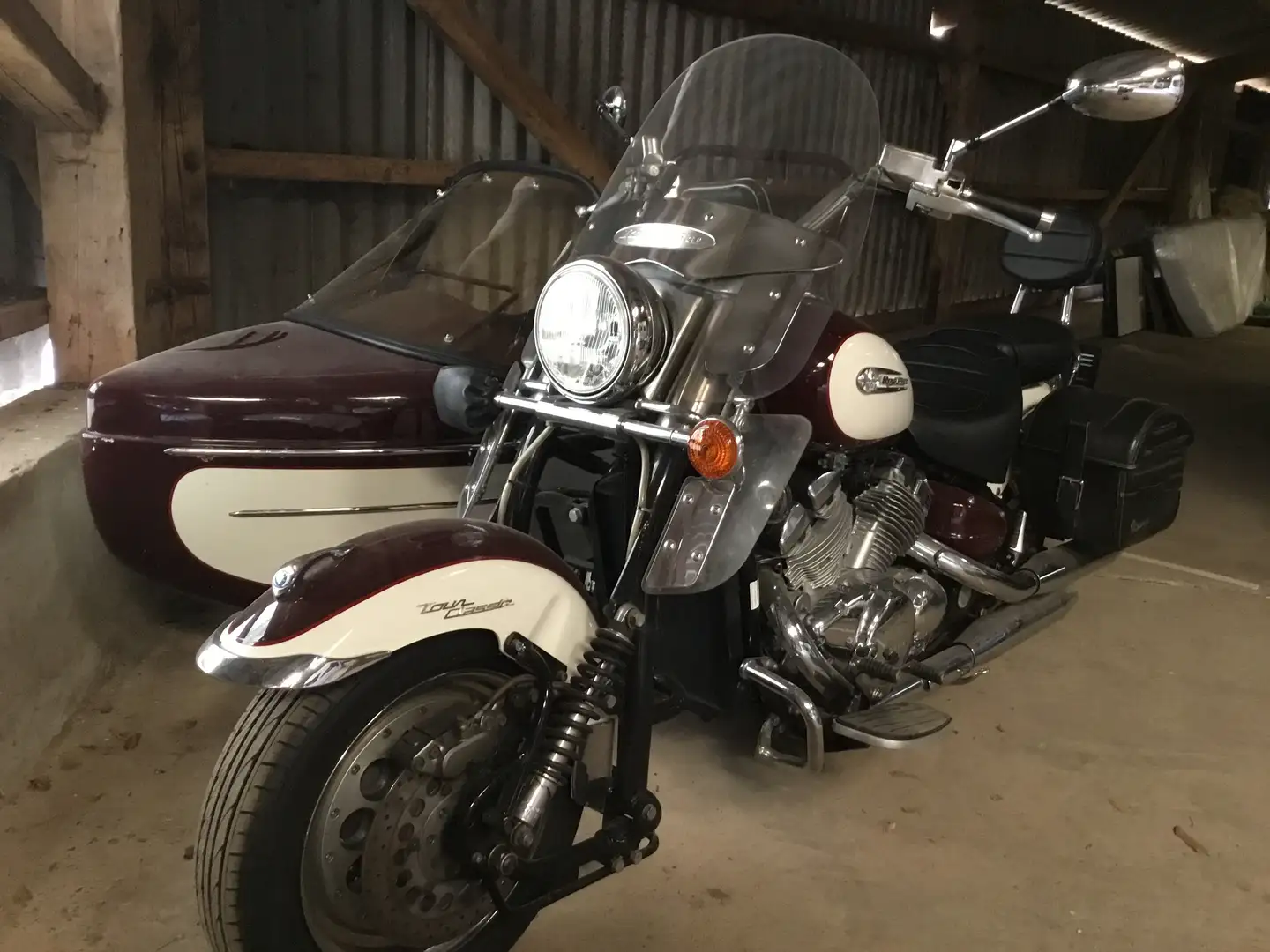 Yamaha XVZ 1300 Gespann… Motorrad mit Beiwagen Braun - 1