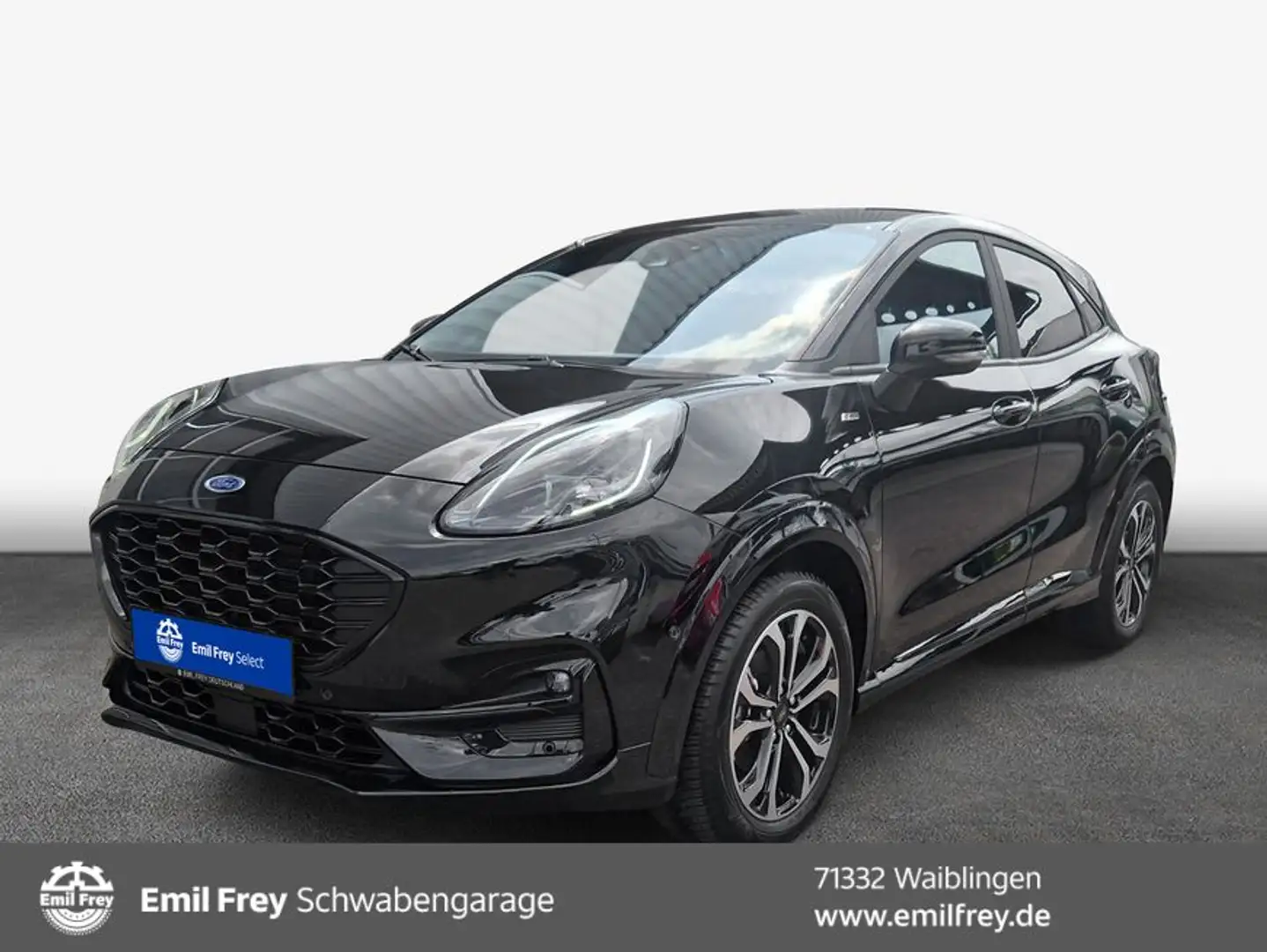 Ford Puma 1.0 EcoBoost Hybrid Aut. ST-LINE *ACC/LED* Schwarz - 1