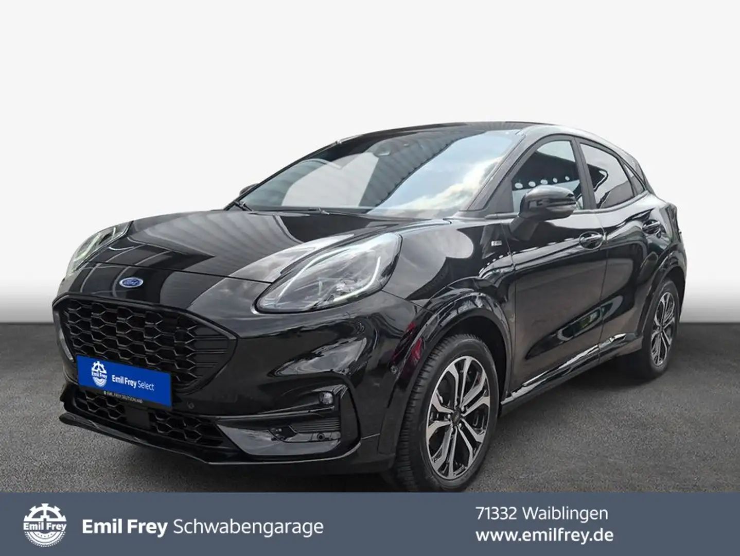 Ford Puma 1.0 EcoBoost Hybrid Aut. ST-LINE *ACC/LED* Schwarz - 1