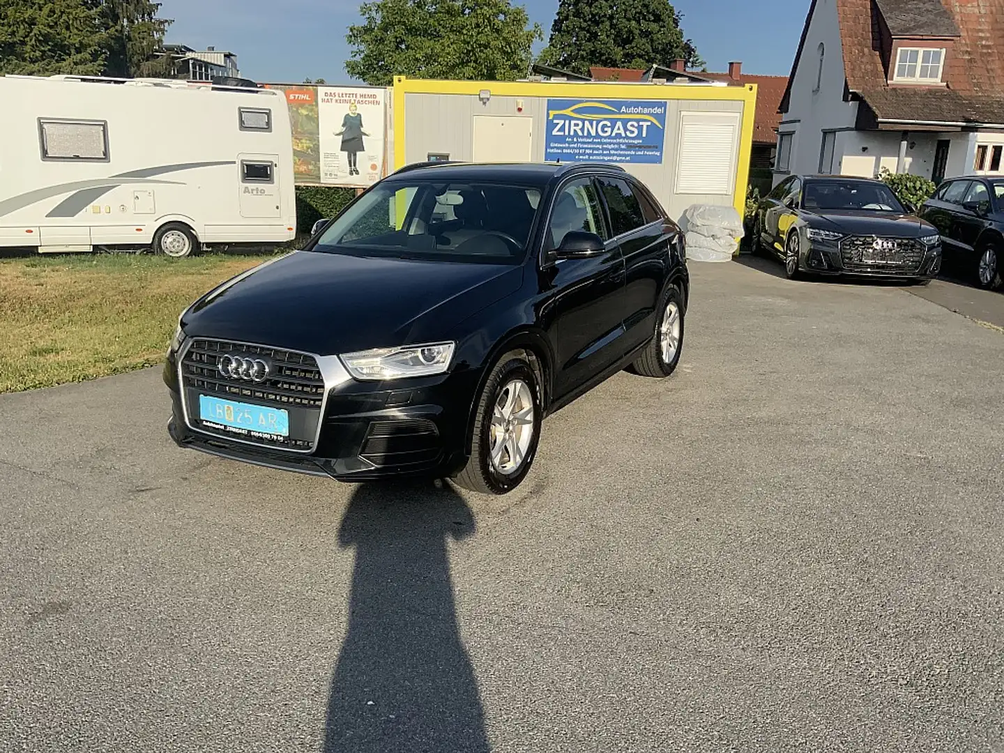 Audi Q3 2,0 TDI Sport Pickerl bis 02/2026 Finanzierung ... Schwarz - 1