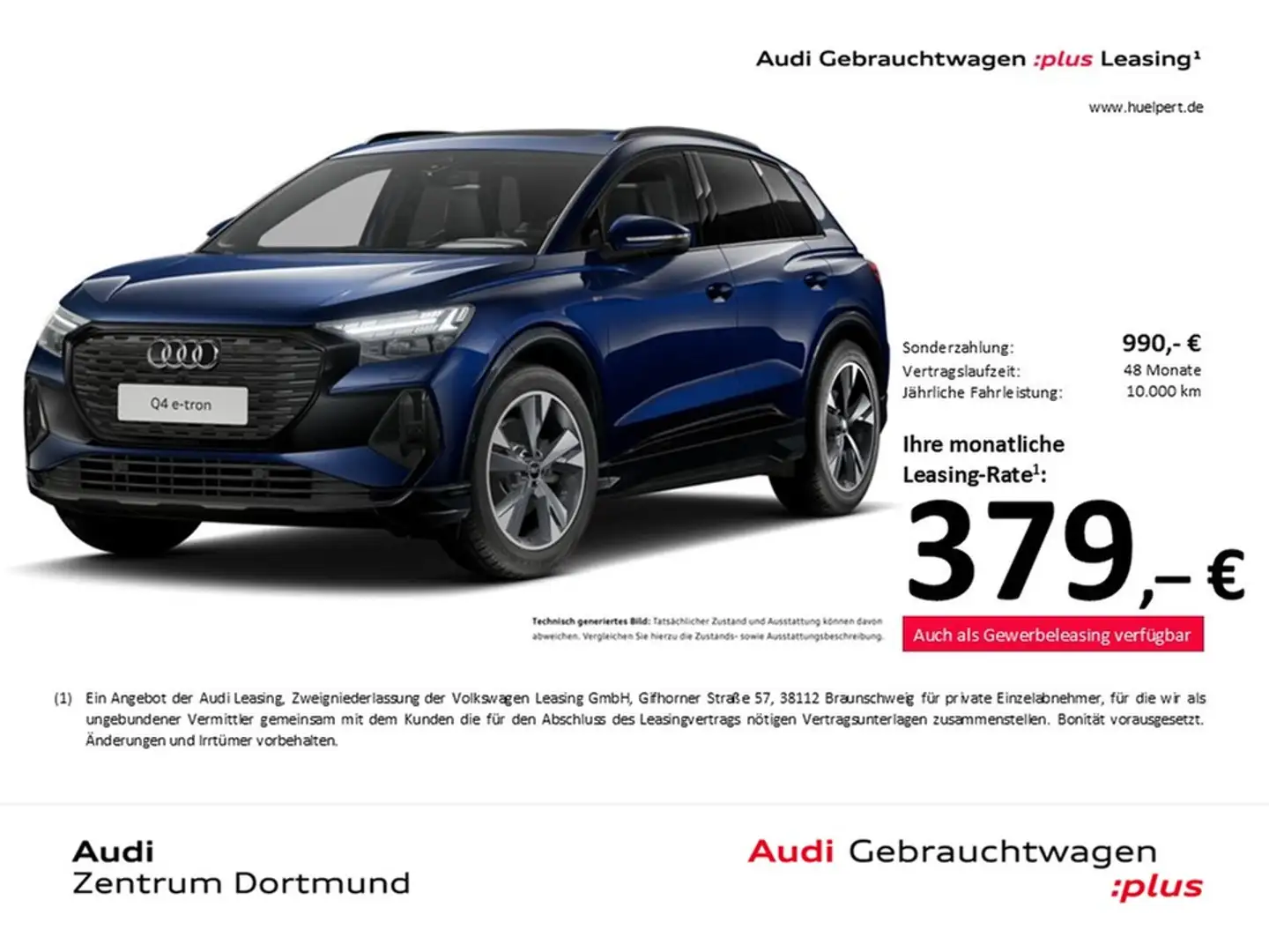 Audi Q4 e-tron 35 S LINE BLACKPAK PANO AHK 360CAM 20Z Blau - 1