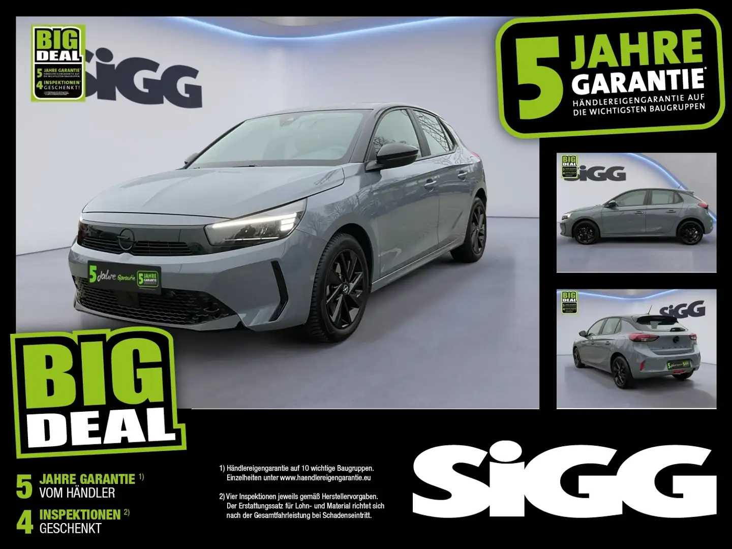 Opel Corsa F 1.2 Turbo # YES of - Kauftipp! Grau - 1