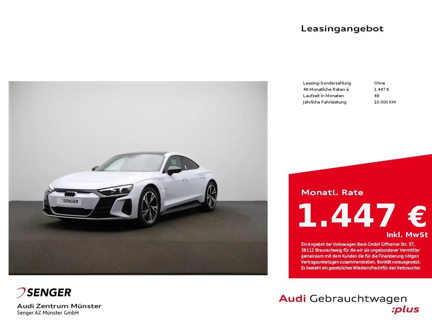 Audi e-tron GT quattro 350 kW Navi Standheizung LED Grau - 1