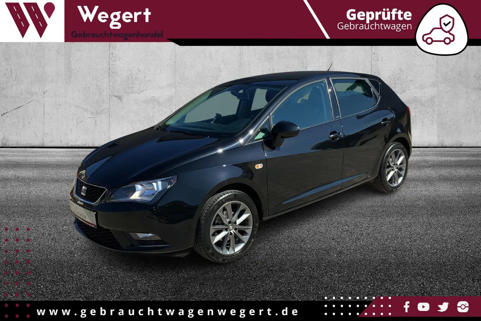 SEAT Ibiza *NAVI*PDC*KLIMAAUTOMATIK*SITZHEIZUNG* Schwarz - 1