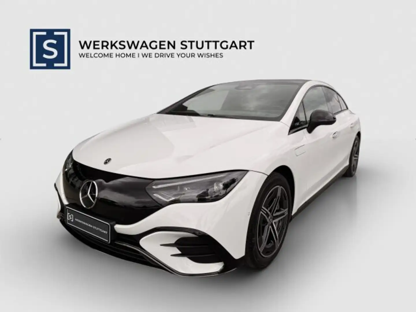 Mercedes-Benz EQE 300 EQE 300 AMG Night 19 Pano D-Light 3D Memory NP80 Weiß - 1