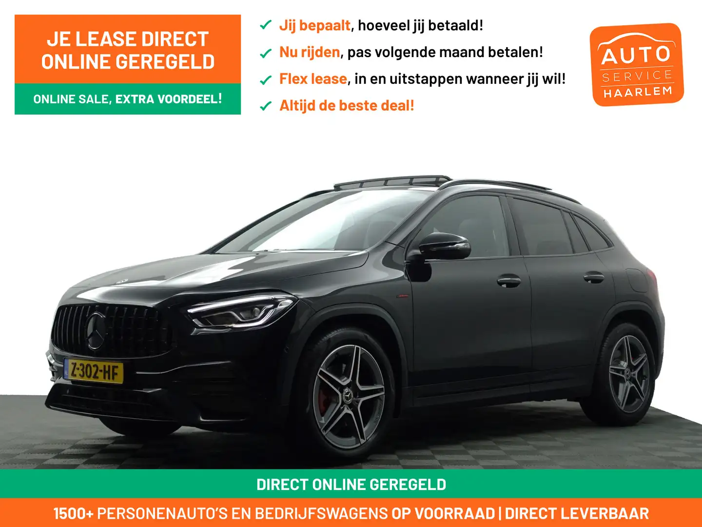 Mercedes-Benz GLA 250 4MATIC AMG Night Edition Aut- NAP 12dkm, Panoramad Noir - 1