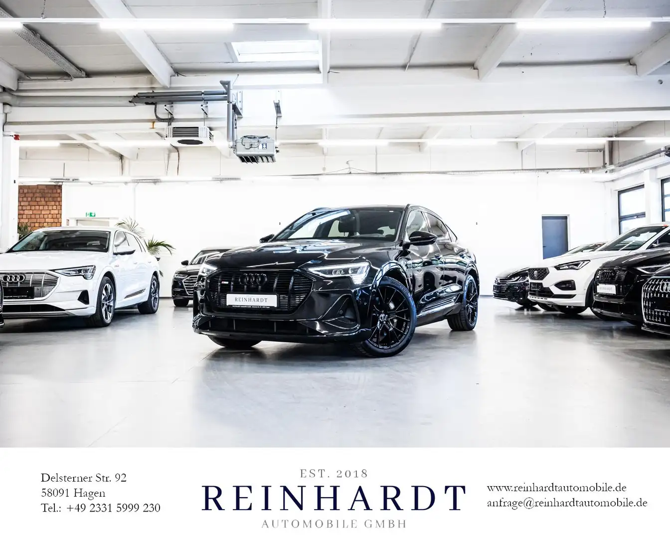 Audi e-tron 55 SPORTBACK 2x S LINE BLACK EDIT.ACC/360 Schwarz - 1