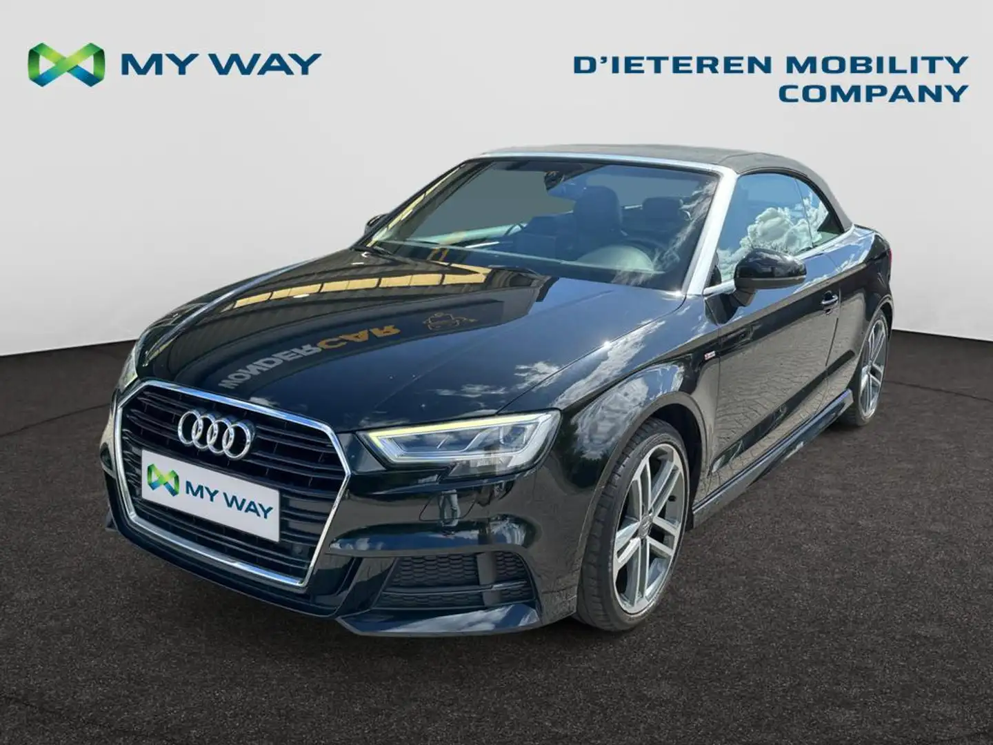 Audi A3 Cabriolet S-Line 1.4 TFSI  116 PK S-tronic / Cruise Control / PDC / Leder Noir - 1