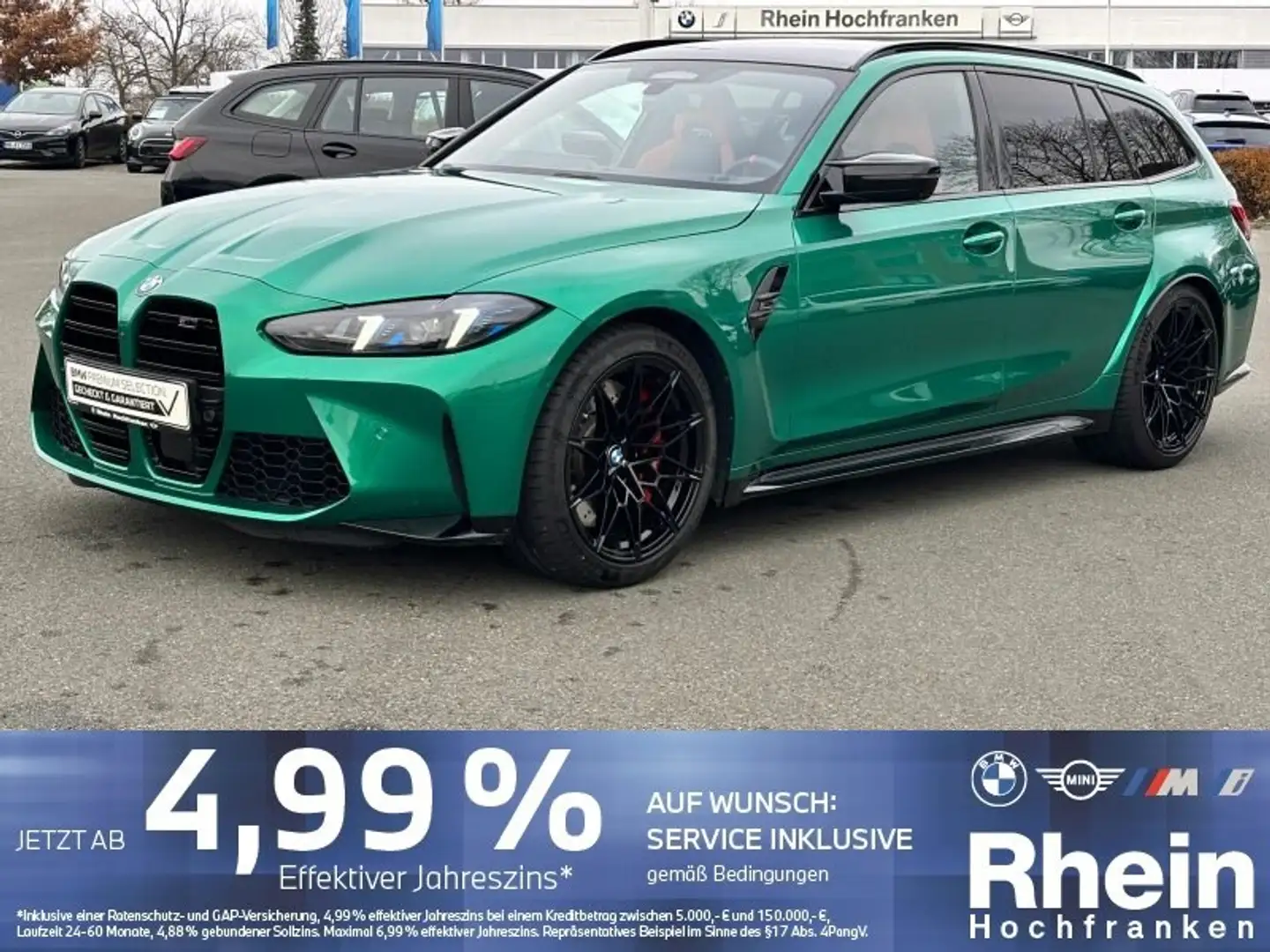 BMW M3 Competition M xDrive Touring ACC 360 LHZ H/K Grün - 1