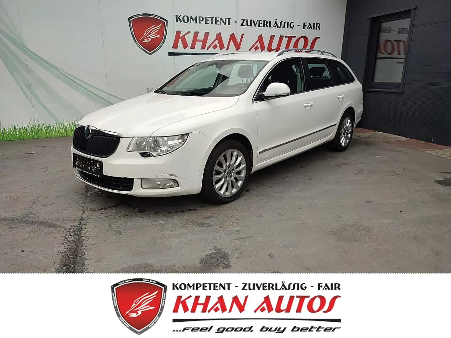 Skoda Superb Combi Elegance 2,0 TDI CR DPF Weiß - 1