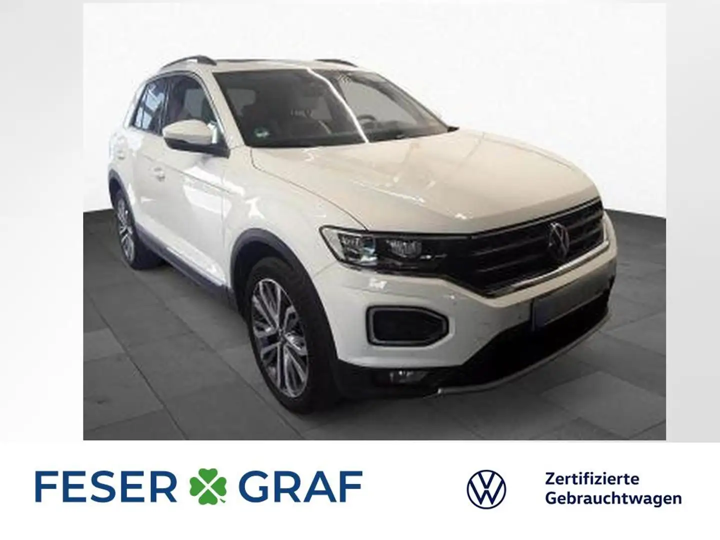Volkswagen T-Roc Sport 2.0 TDI DSG Navi Leder Pano LED Kamera Weiß - 1