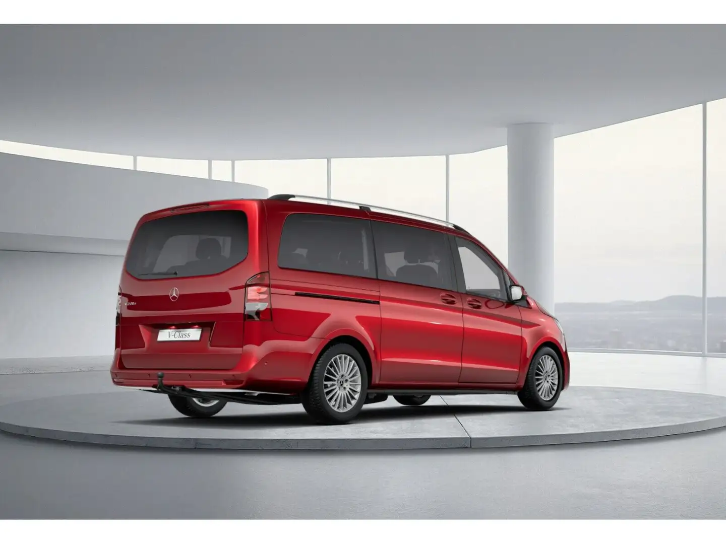 Mercedes-Benz V 220 d, LANG - AHK! DISTRONIC! CAR-PLAY! 8 S.! Rosso - 2