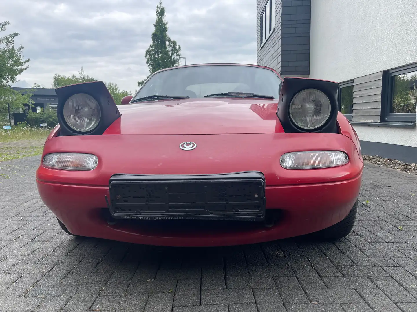 Mazda MX-5 1,6L mit 116 PS , Oldtimer,H-Abnahme möglich Red - 1