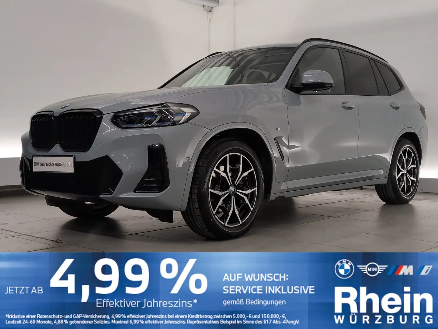 BMW X3 xDrive20i M Sport Navi/Laser/HiFi/KomfZg/DAB Navi/ Grau - 1