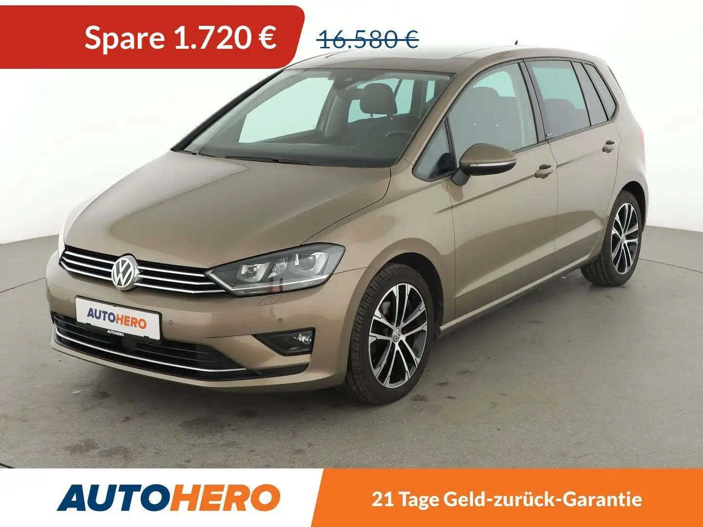 Volkswagen Golf Sportsvan 1.4 TSI Allstar BMT Aut.*XENON*NAVI*TEMPO*PDC*SHZ* Brun - 1