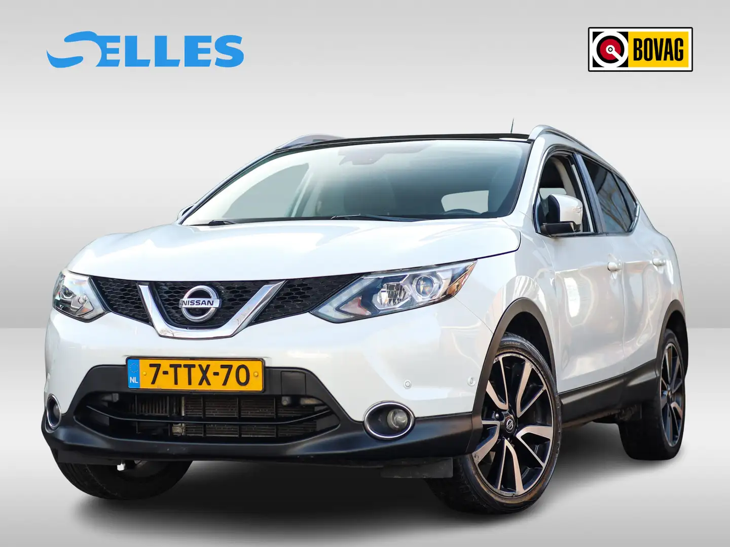 Nissan Qashqai 1.2 Tekna Panoramadak | Stoelverwarming | 360 came Blanc - 1