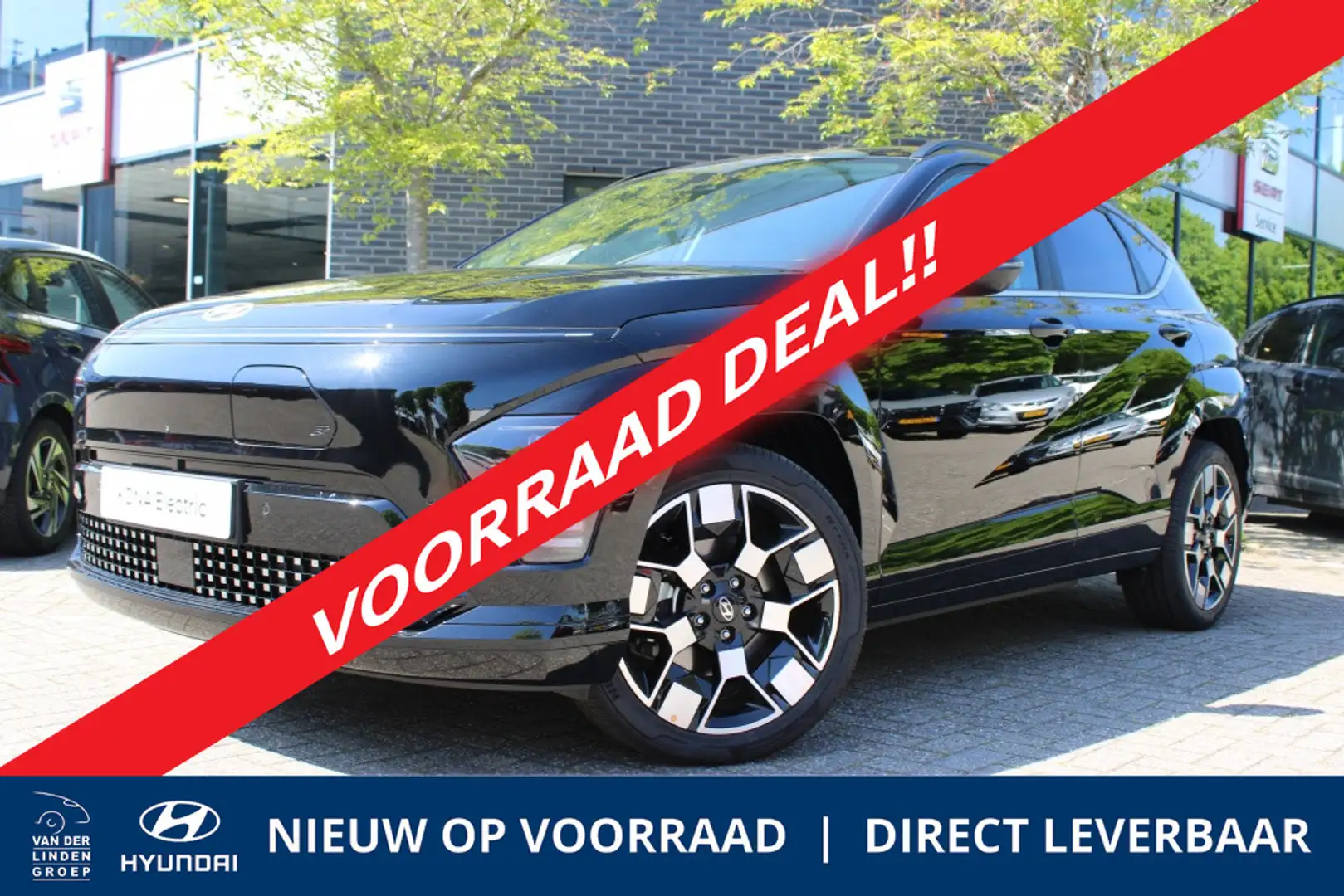 Hyundai KONA Electric Premium 65.4kWh Long Range | Eco Pakket | Zwart - 1