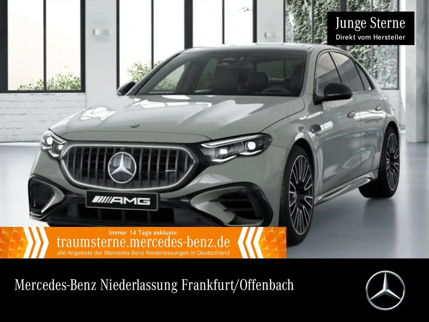 Mercedes-Benz E 53 AMG 4M Hybrid 360° Pano Distr+ Night Memory Grau - 1