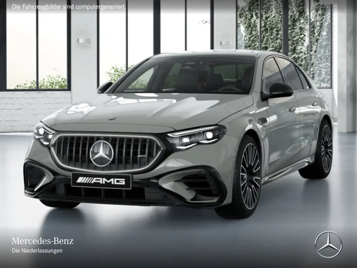 Mercedes-Benz E 53 AMG 4M Hybrid 360° Pano Distr+ Night Memory Grau - 2