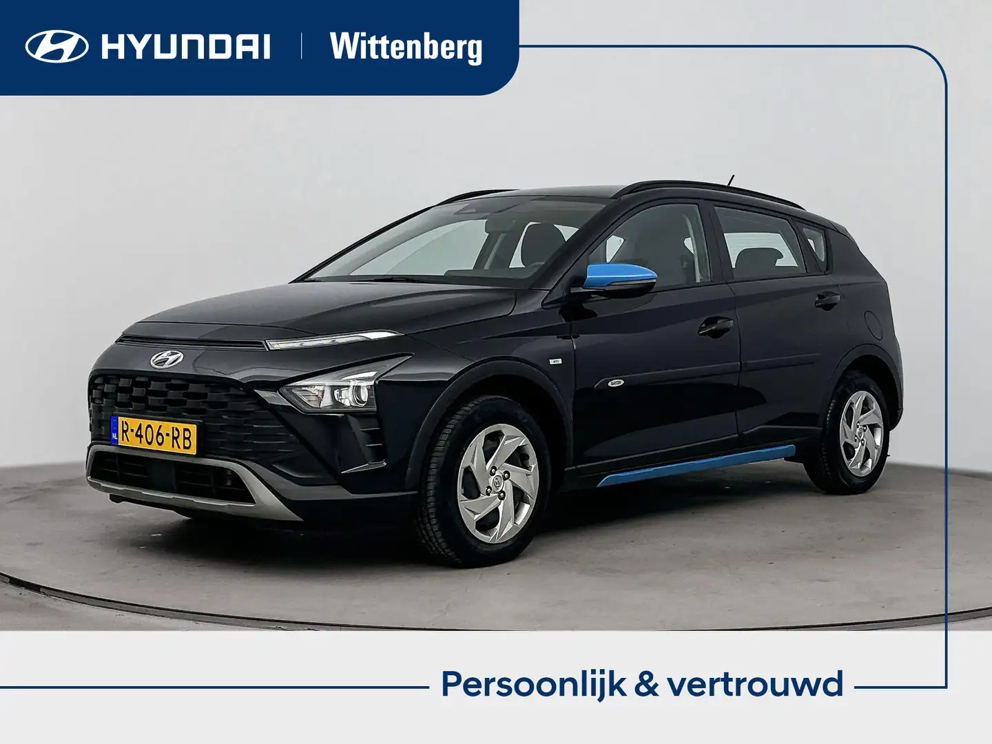 Hyundai BAYON 1.0 T-GDI i-Motion | Lage km-stand! | Cruise contr Zwart - 1