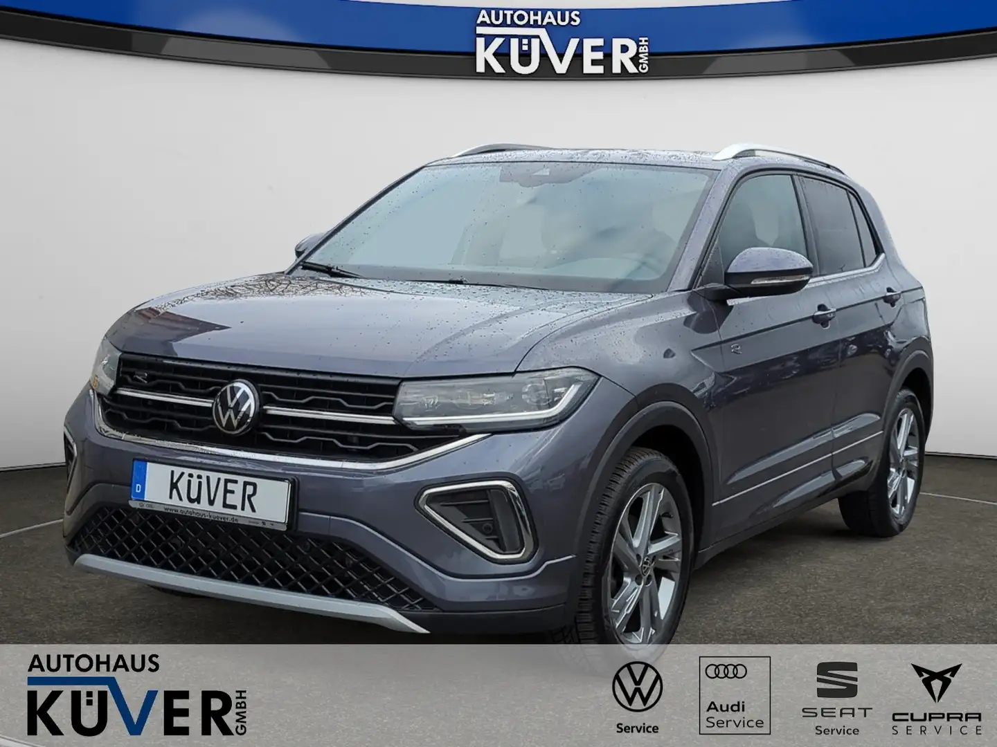 Volkswagen T-Cross R-Line 1,0 TSI DSG Navi+Matrix+AHK+ACC Grau - 1
