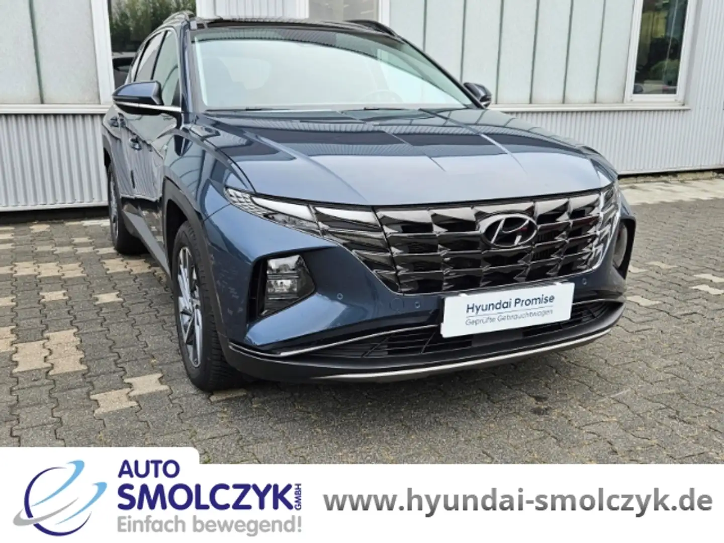 Hyundai TUCSON TREND 1.6 T-GDI+ASSISTENZPAKET+ELEKTR.HECKKLAPPE Blauw - 2
