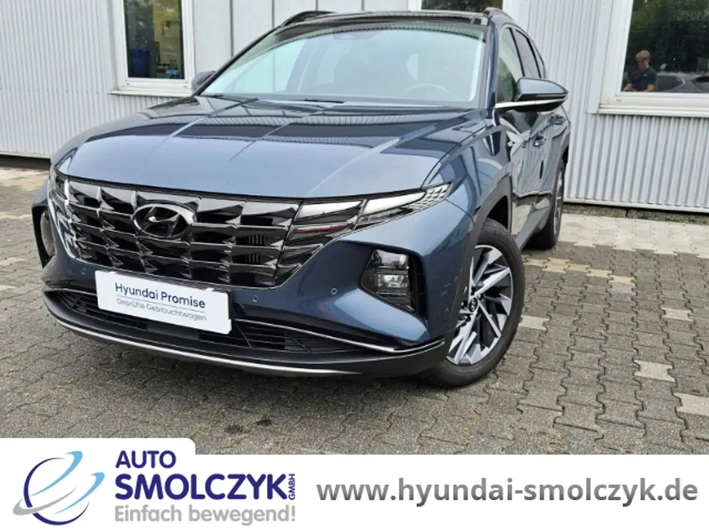 Hyundai TUCSON TREND 1.6 T-GDI+ASSISTENZPAKET+ELEKTR.HECKKLAPPE Blauw - 1