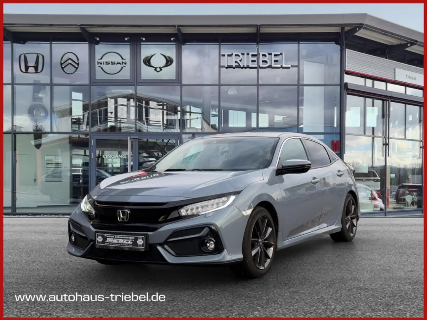 Honda Civic Elegance 1.0 °Navi°RFK°PDC°SHZ°ACC° Gris - 1