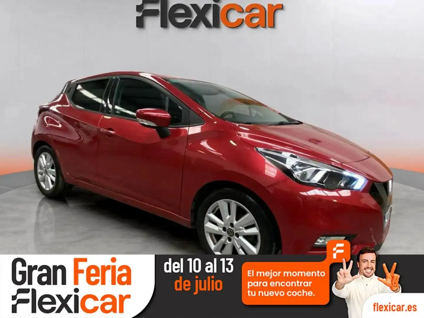 Nissan Micra IG-T Lifestyle 100 Rojo - 1