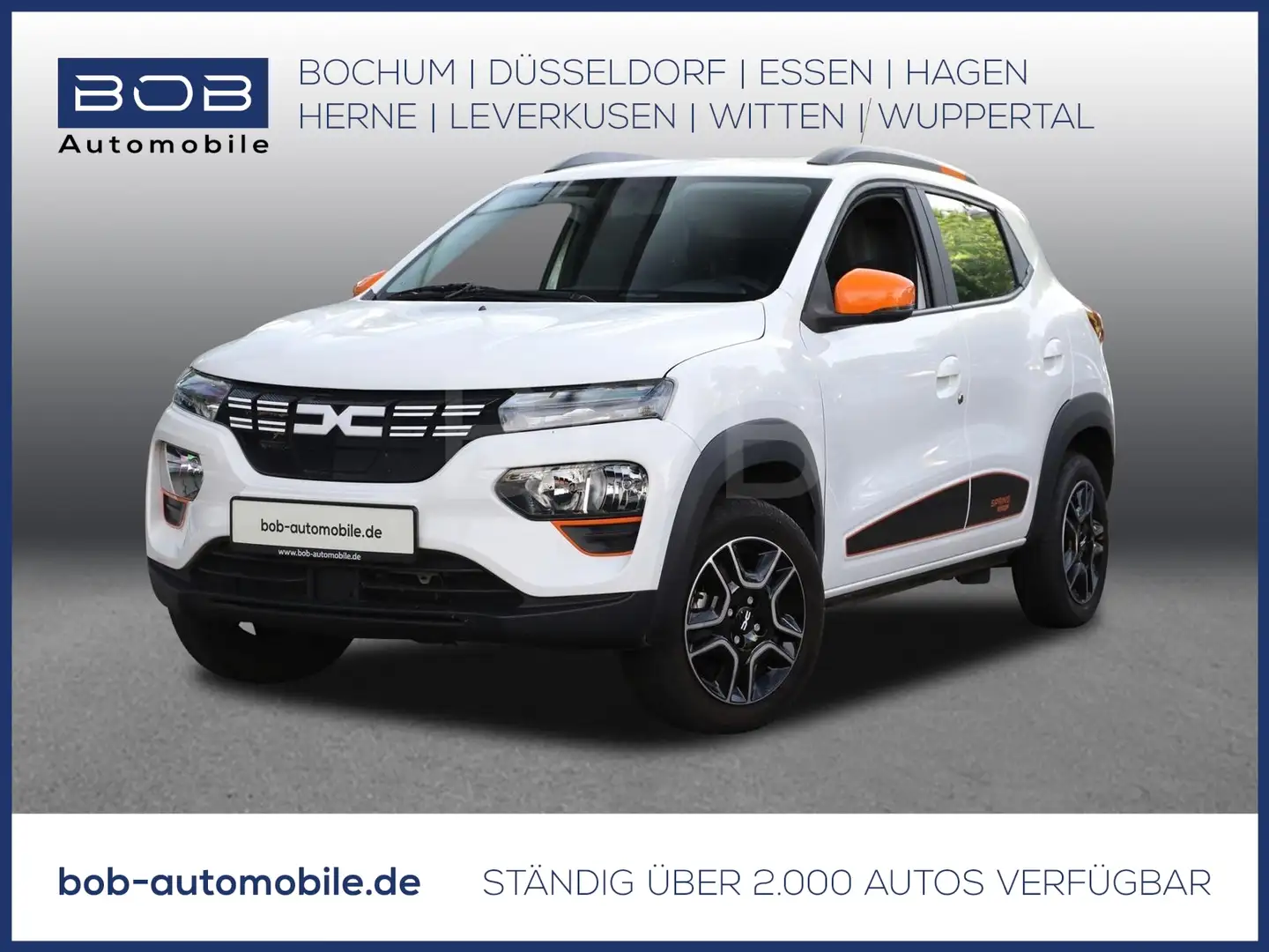 Dacia Spring Essential NAVI PDC KLIMA LM-Felgen BT ZV Blanc - 1