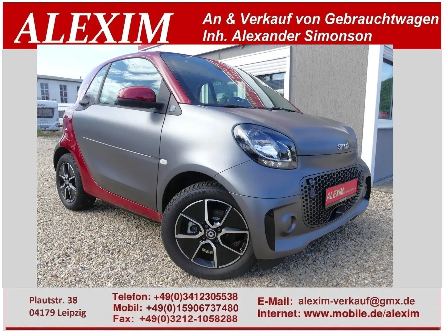 smart forTwo EQ/SHZ/Klimaauto/USB/DAB/ Grau - 1