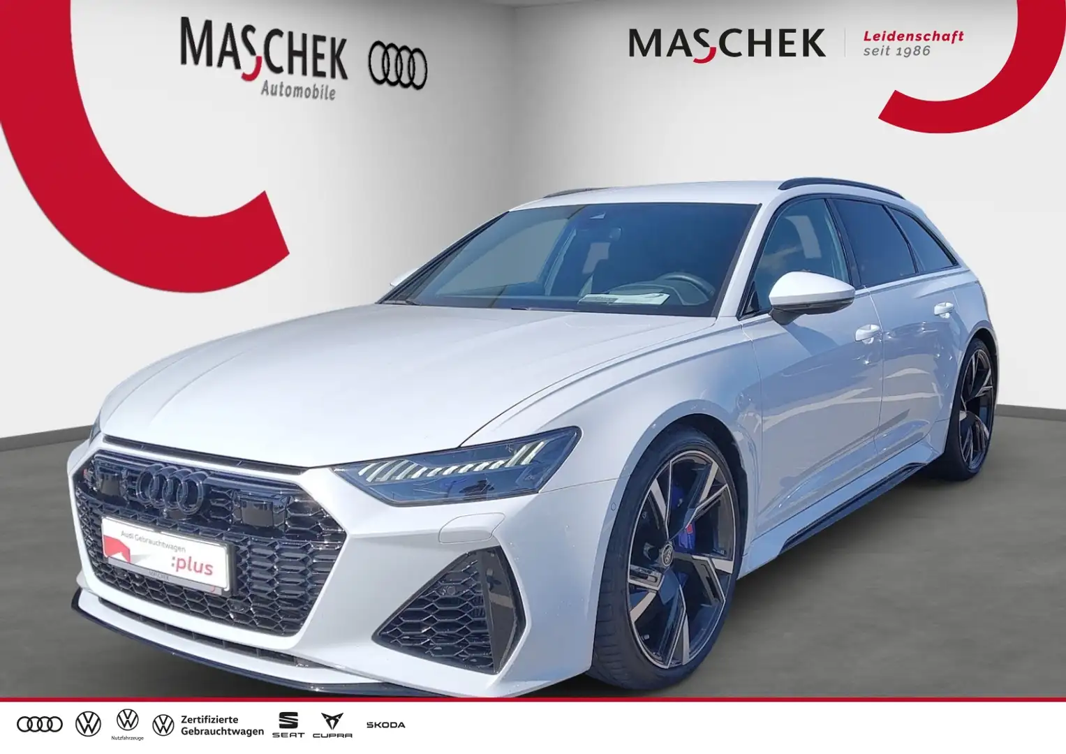 Audi RS6 Black RS-AGA Laser Keramik HUD B&O VCplus Weiß - 1
