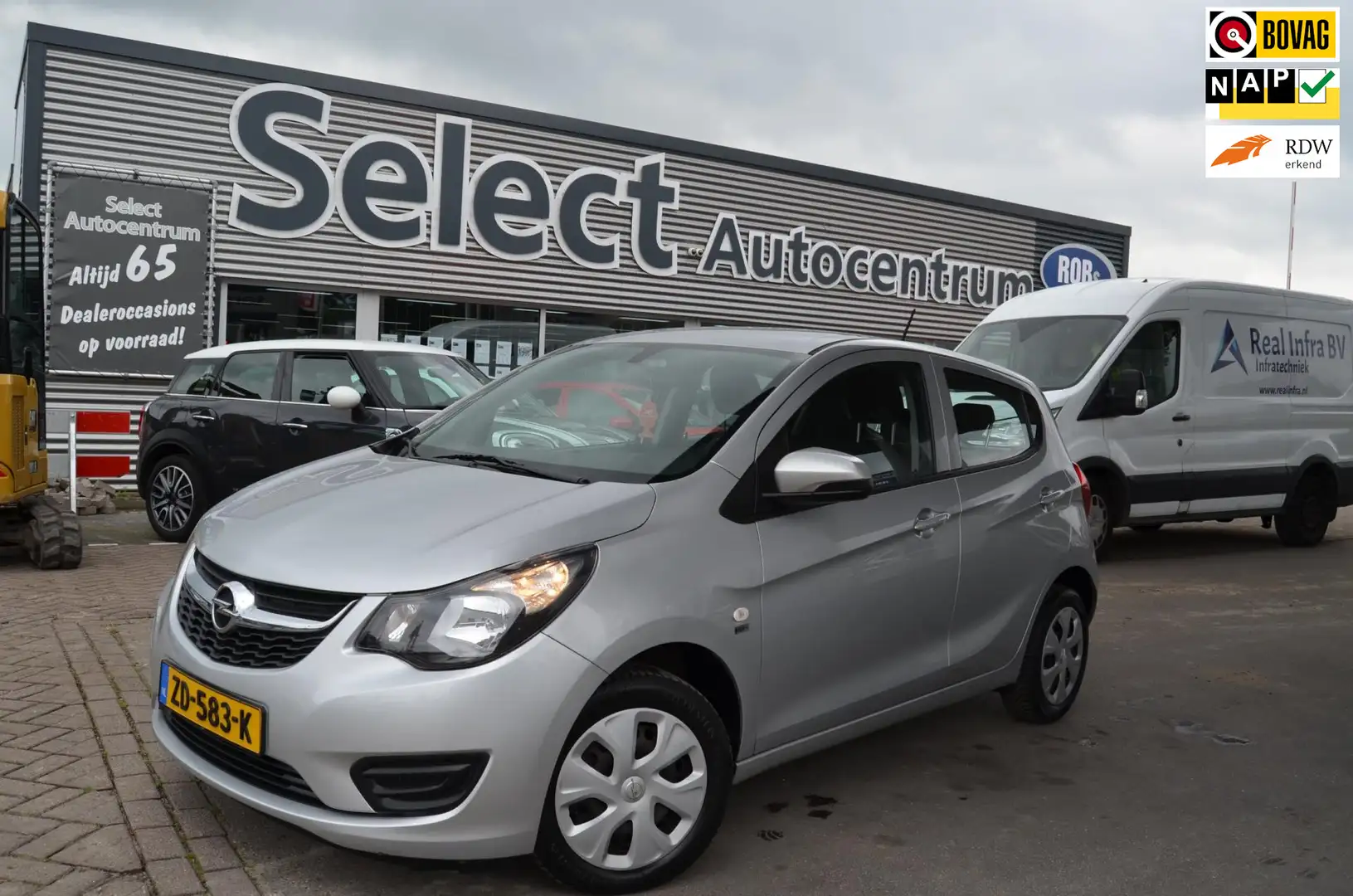 Opel Karl 1.0 ecoFLEX 120 Jaar Edition|AIRCO|CRUISE|NAP Gris - 1