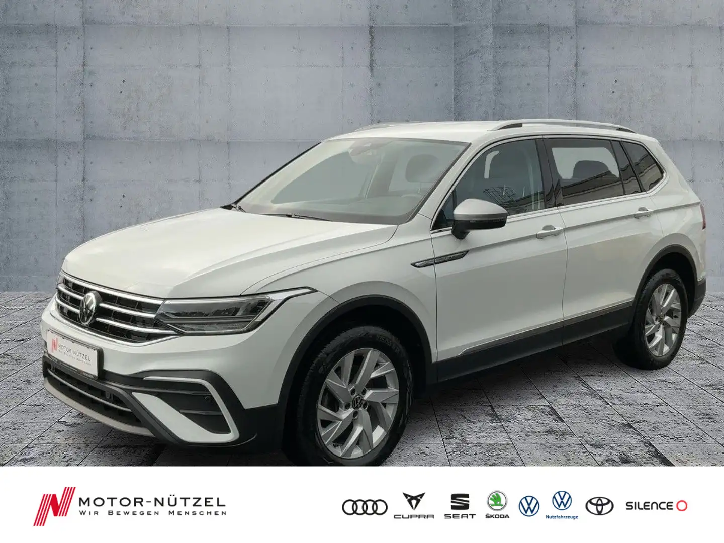 Volkswagen Tiguan Allspace 2.0 TDI DSG LIFE LED+NAV+ACC+AHK Weiß - 1