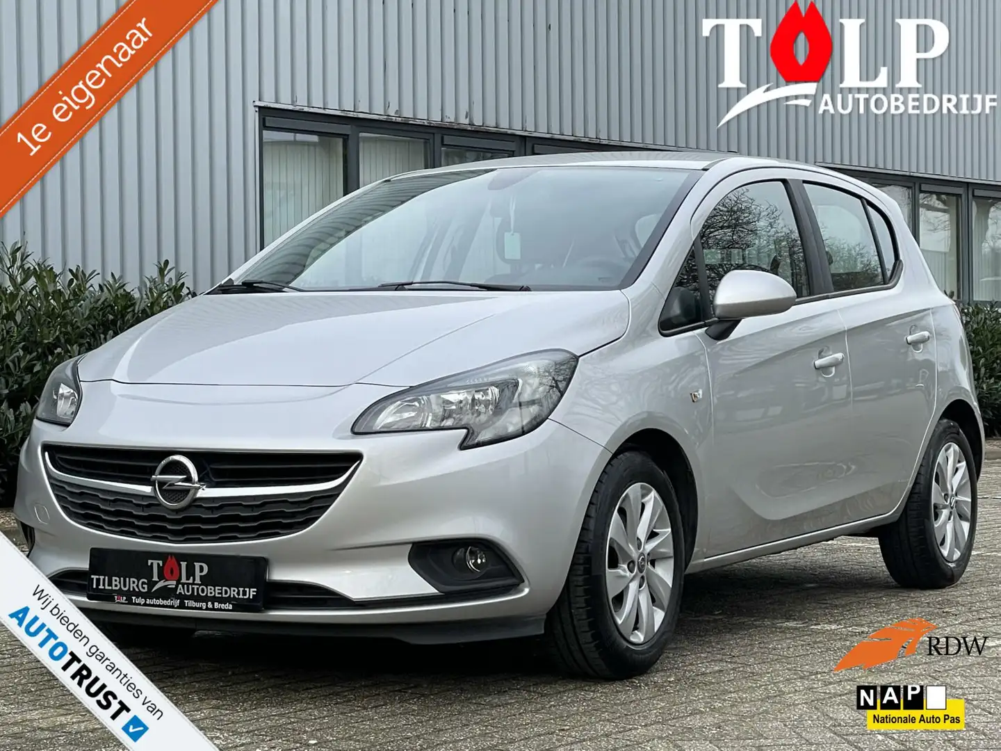 Opel Corsa 1.4 ENJOY 5 drs 2018 org 38139 km 1e eigenaar Grijs - 1
