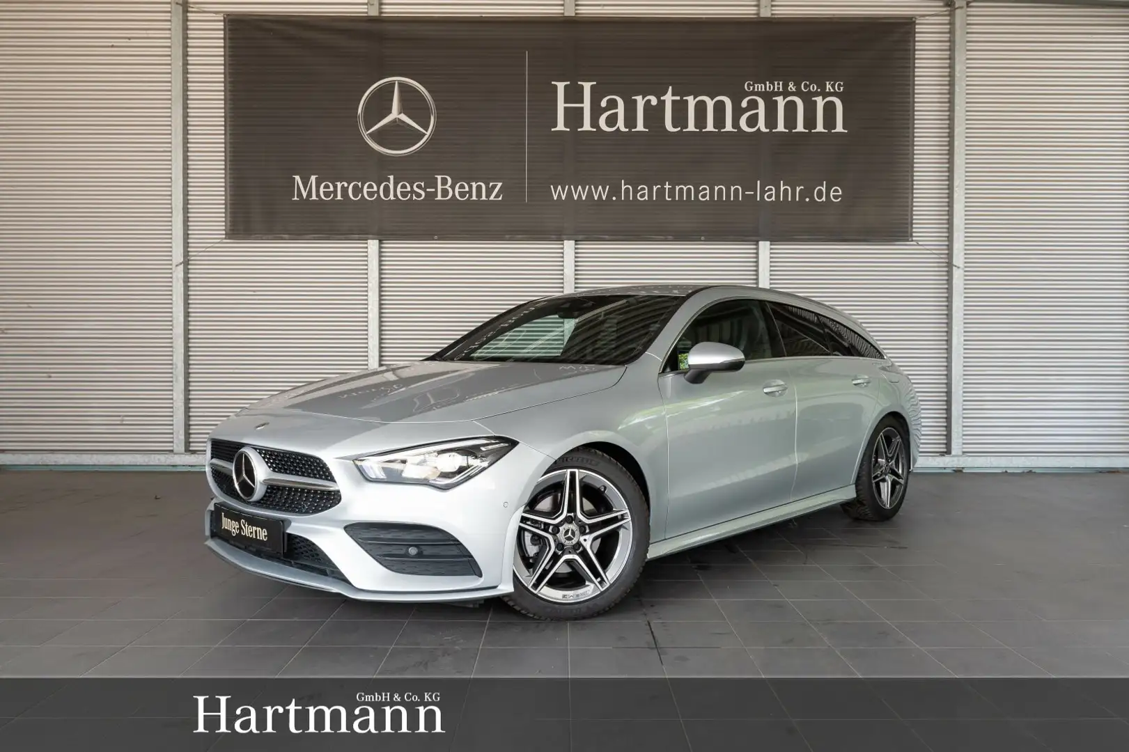 Mercedes-Benz CLA 200 CLA 200 d SB AMG 8G Fahrassistenz AHK LED MBUX Silber - 1