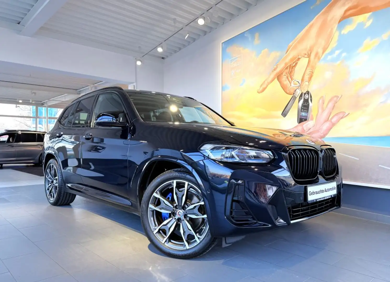 BMW X3 M40d HUD+KOMF+HARM+Laser+SPUR+20''+50J-MSport Blau - 2