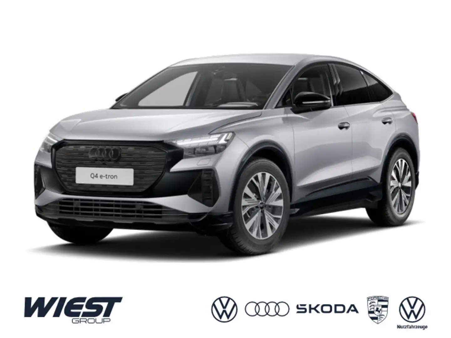 Audi Q4 e-tron Q4 Sportback 45 e-tron 210 kW Silber - 1