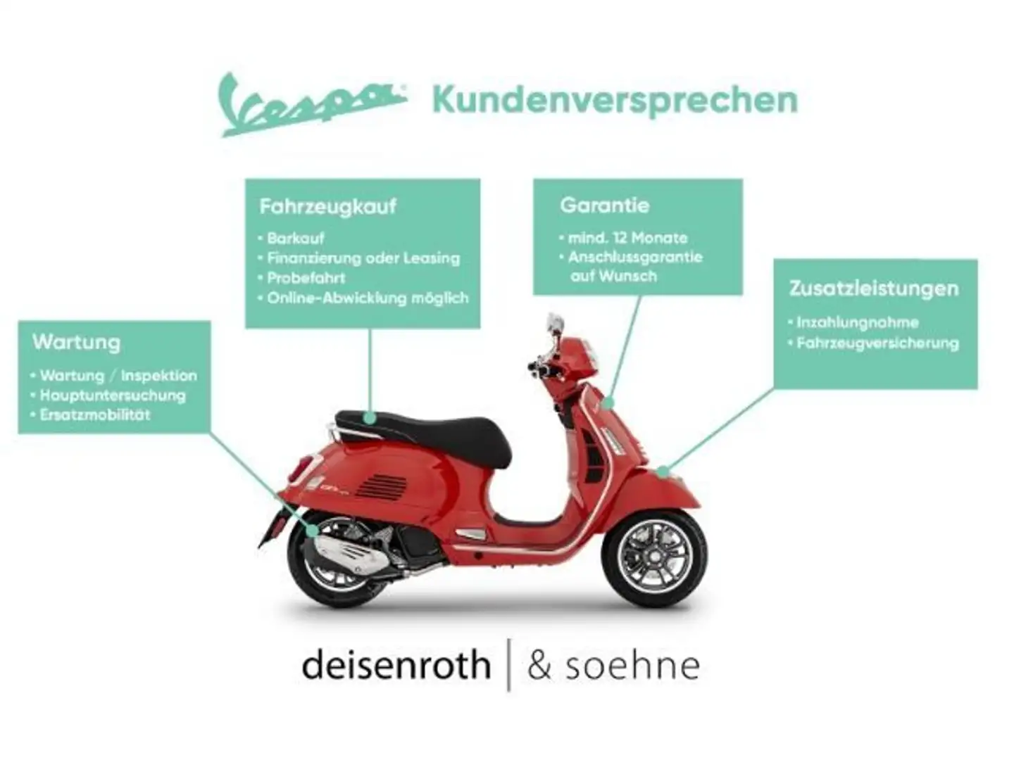 Vespa Primavera 50 Weiß Innocente Weiß - 2