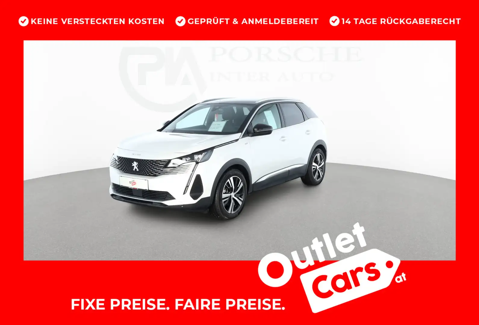 Peugeot 3008 PureTech 130 EAT8 GT Weiß - 1