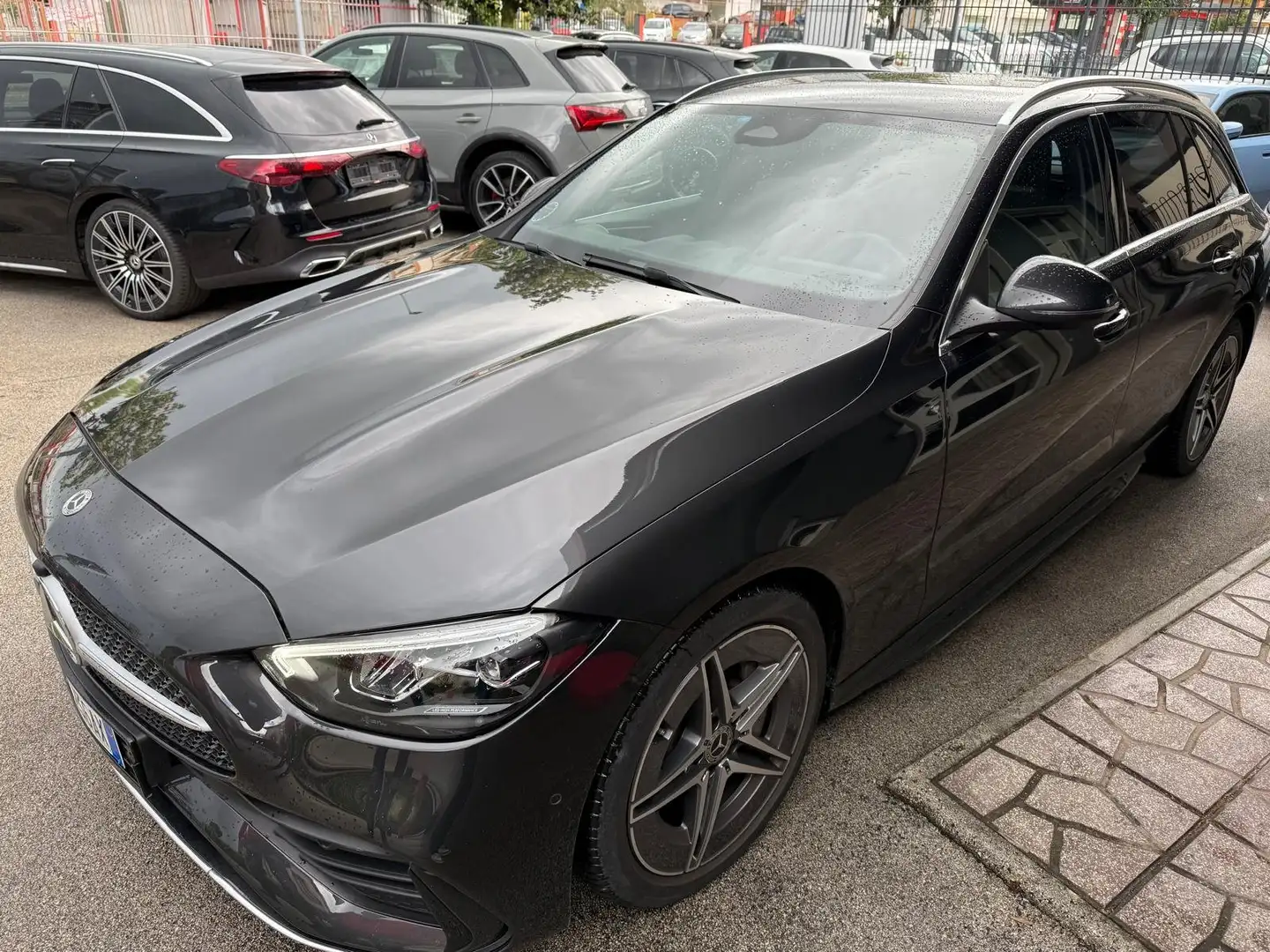 Mercedes-Benz C 300 C 300 D MILD HYBRID SW AMG PREMIUM PLUS Szary - 2