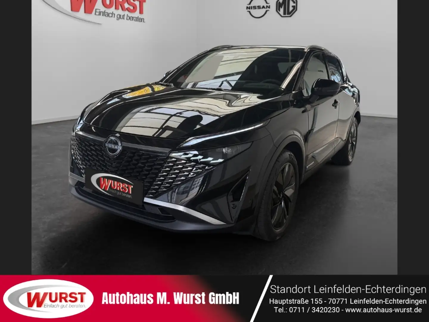 Nissan Qashqai Tekna e-Power MY24 1.5 VC-T 360 Grad Kamera Naviga Schwarz - 1