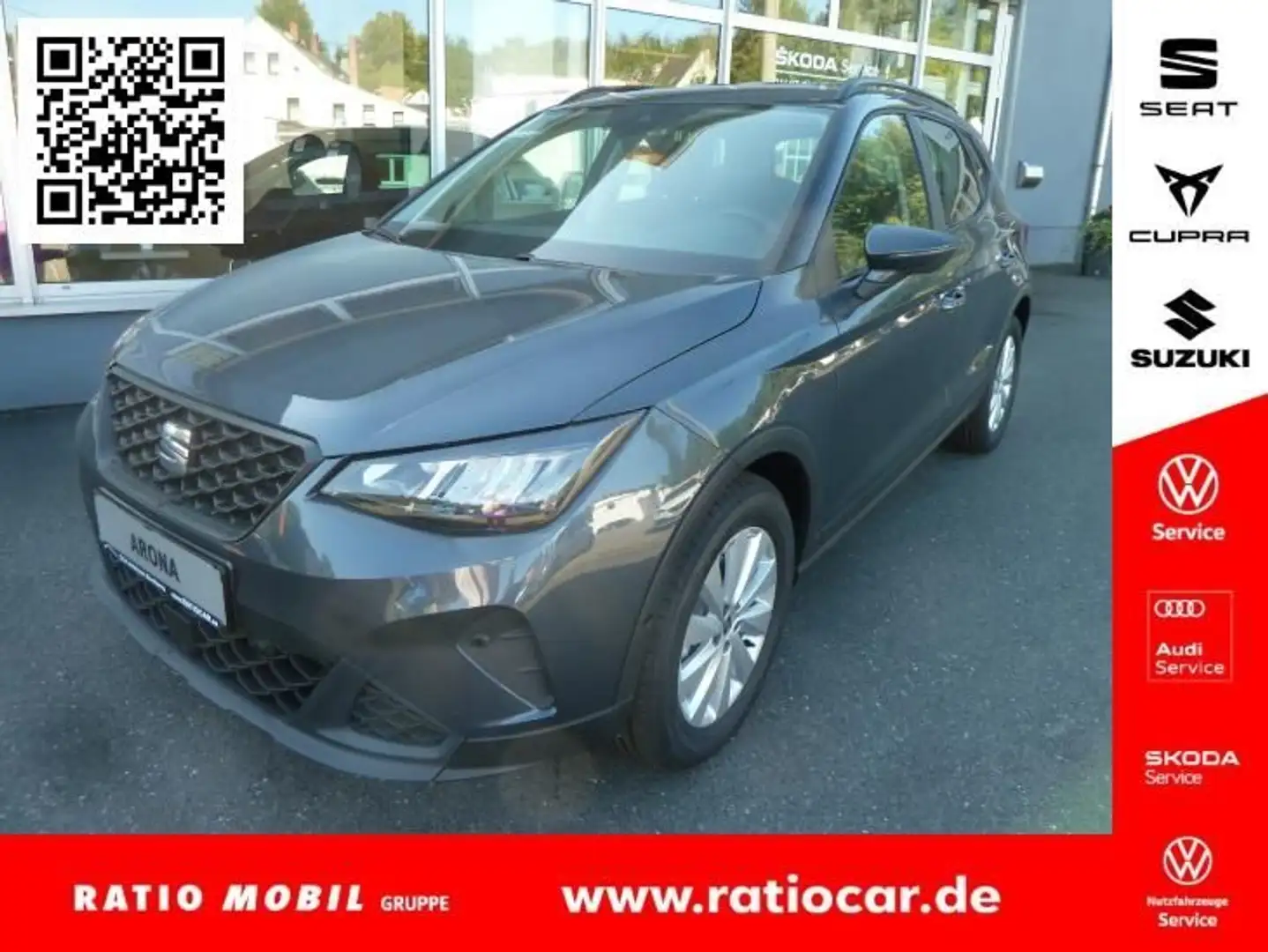 SEAT Arona ARONA ROAD EDITION 1.0 TSI SITZHEIZ. AHZ-VORB. Grau - 1