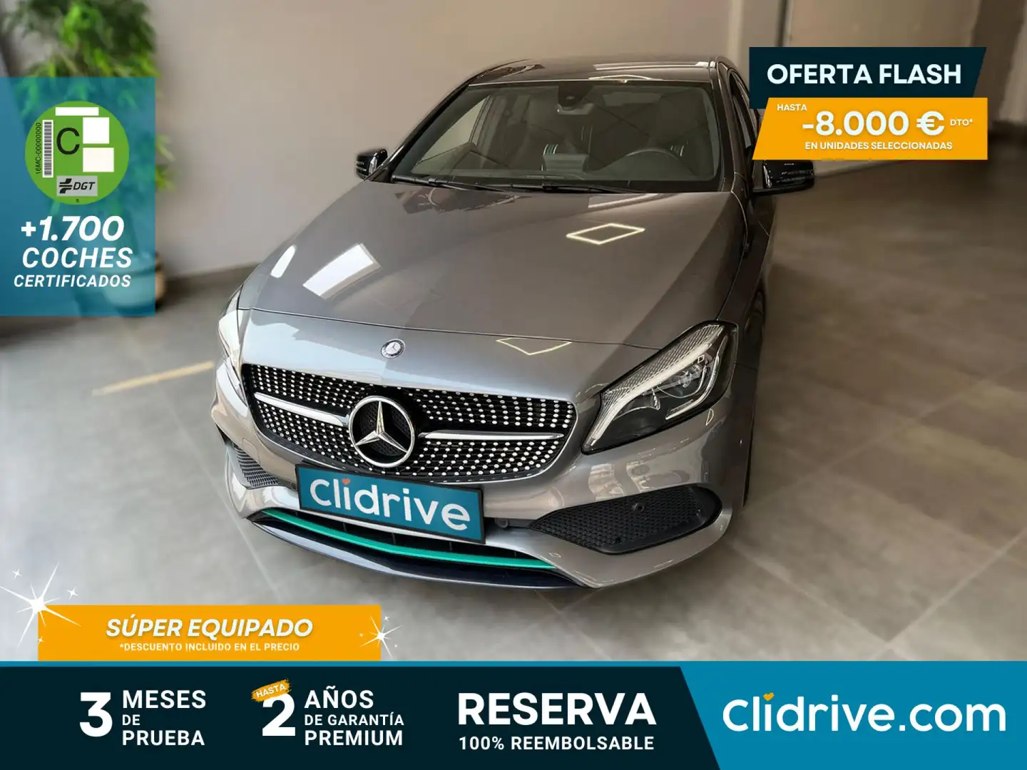 Mercedes-Benz A 220 d Urban Gris - 1