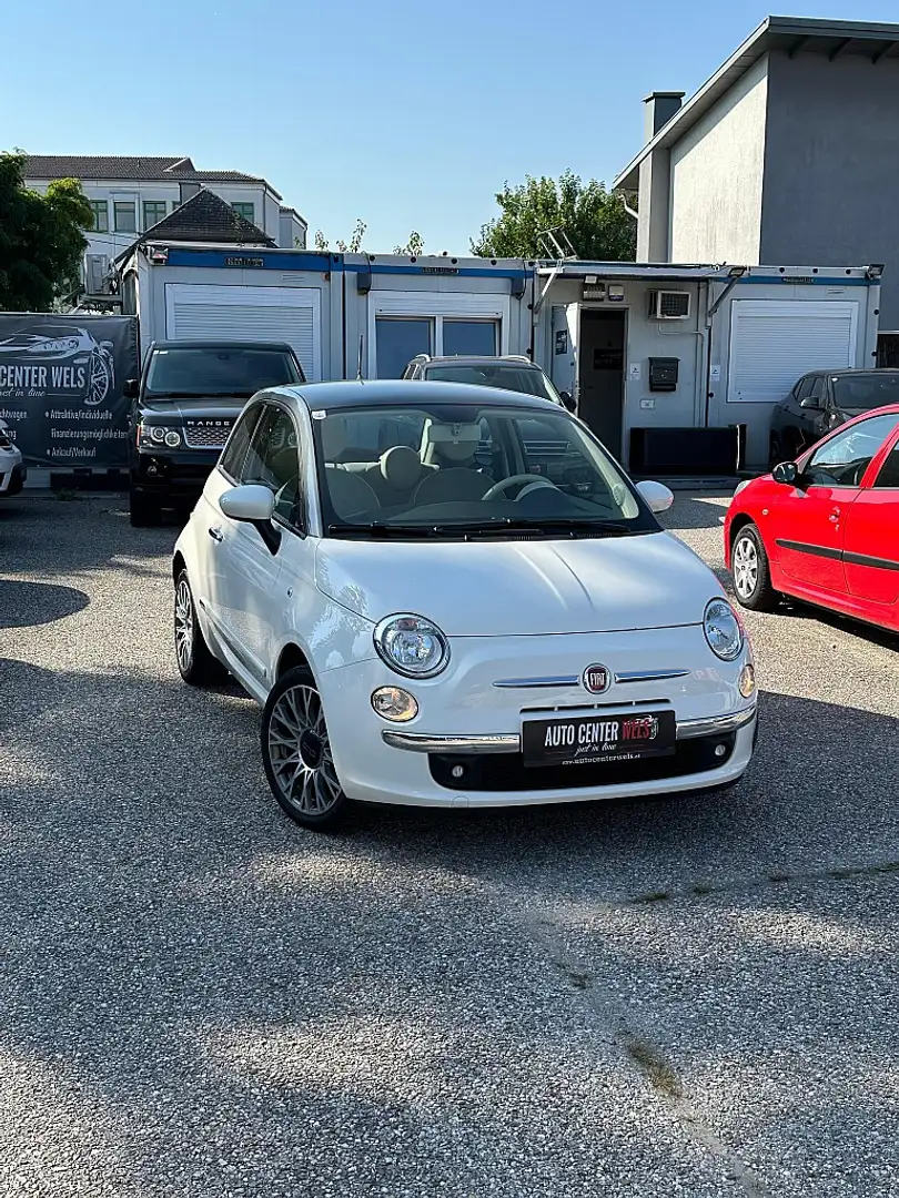 Fiat 500 1,2 Lounge Blanc - 1