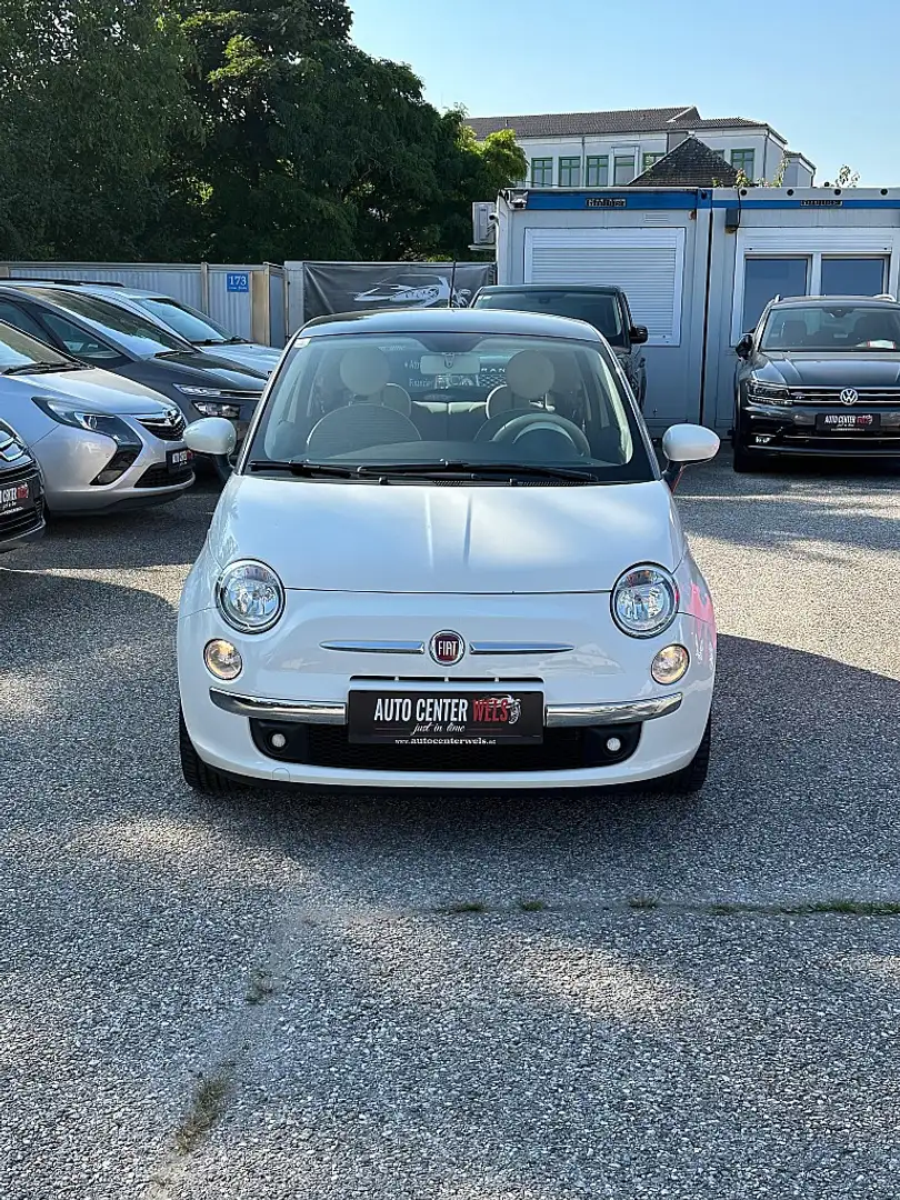 Fiat 500 1,2 Lounge Blanc - 2