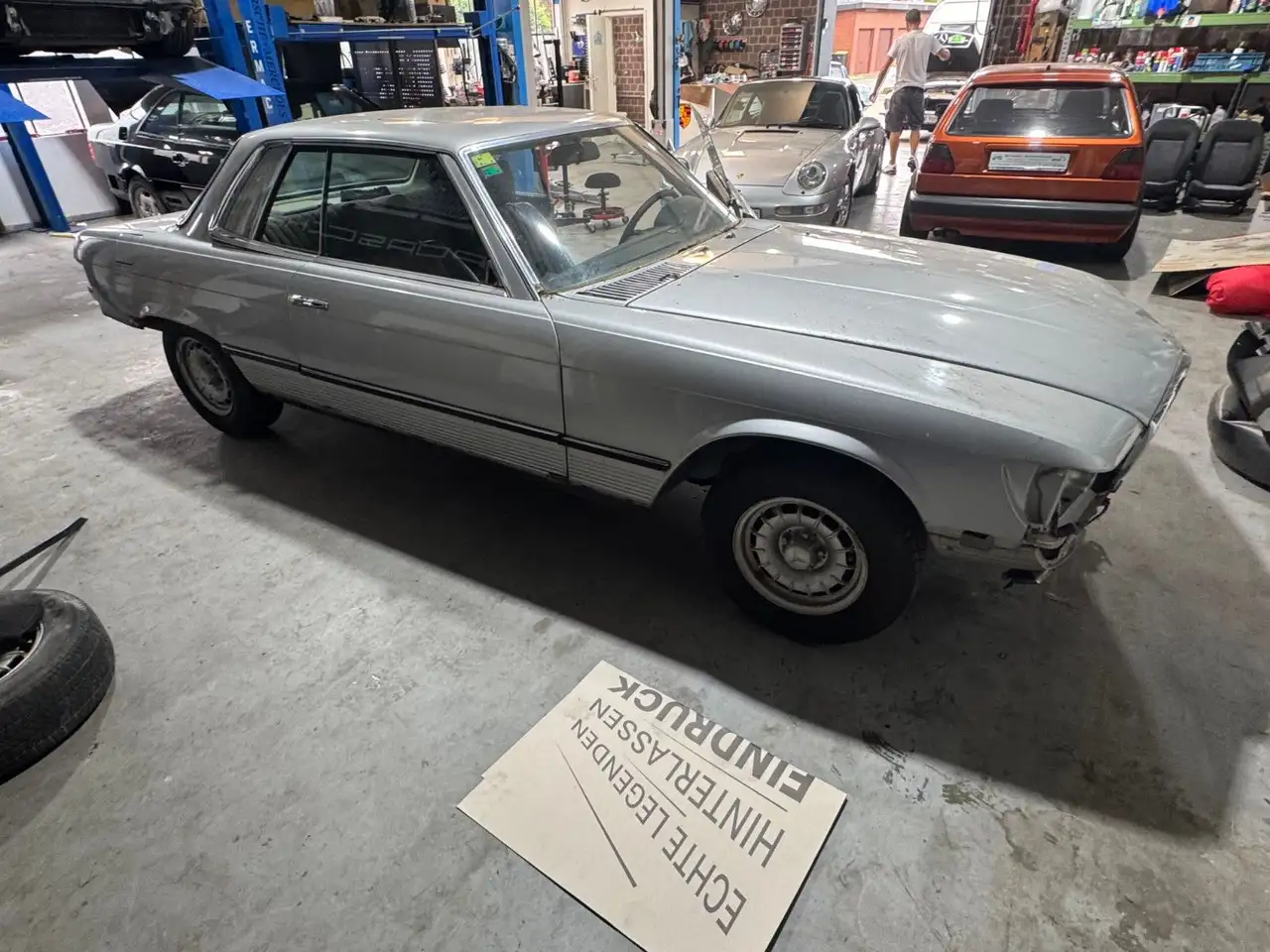 Mercedes-Benz 350 SLC Schlachtfahrzeug K-Jetronik C107, foto 10