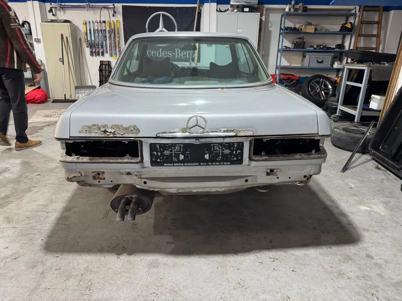 Mercedes-Benz 350 SLC Schlachtfahrzeug K-Jetronik C107, foto 2