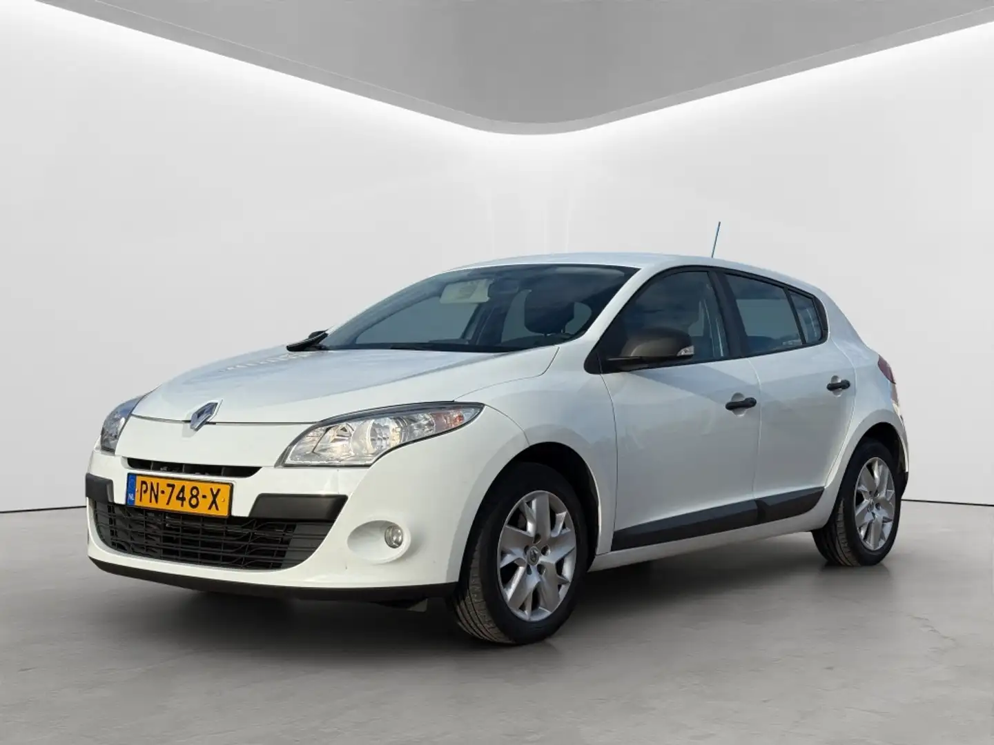 Renault Megane 1.6 Expression Trekhaak Navi PDC Stoelverwarming Weiß - 1